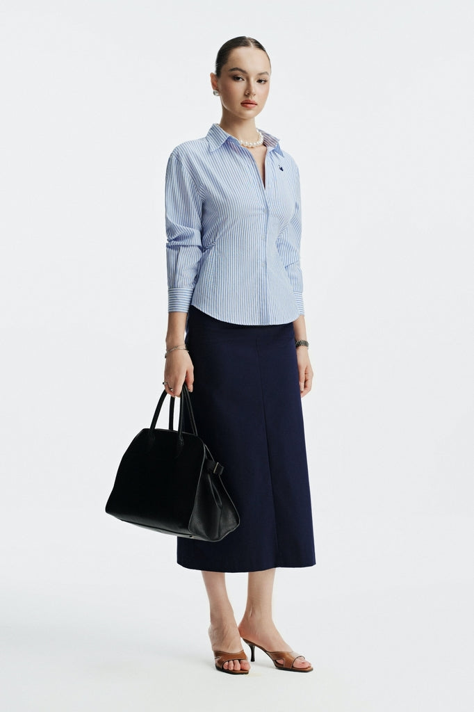 Zinaclothing Women’s Polina Relaxed Fit Shirt Light Blue